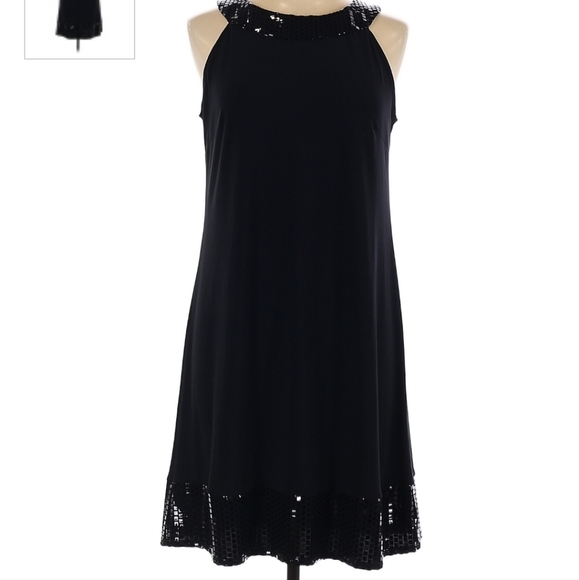 MSK Mini Black Dress Size 10 - Picture 1 of 8